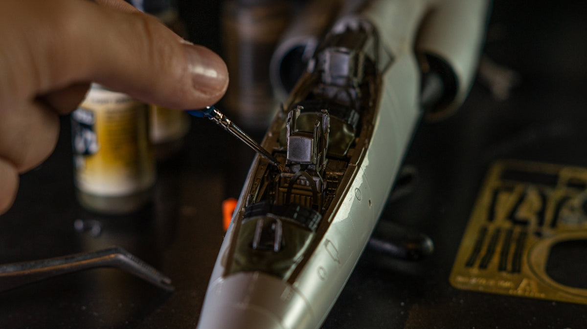 a person using a tool