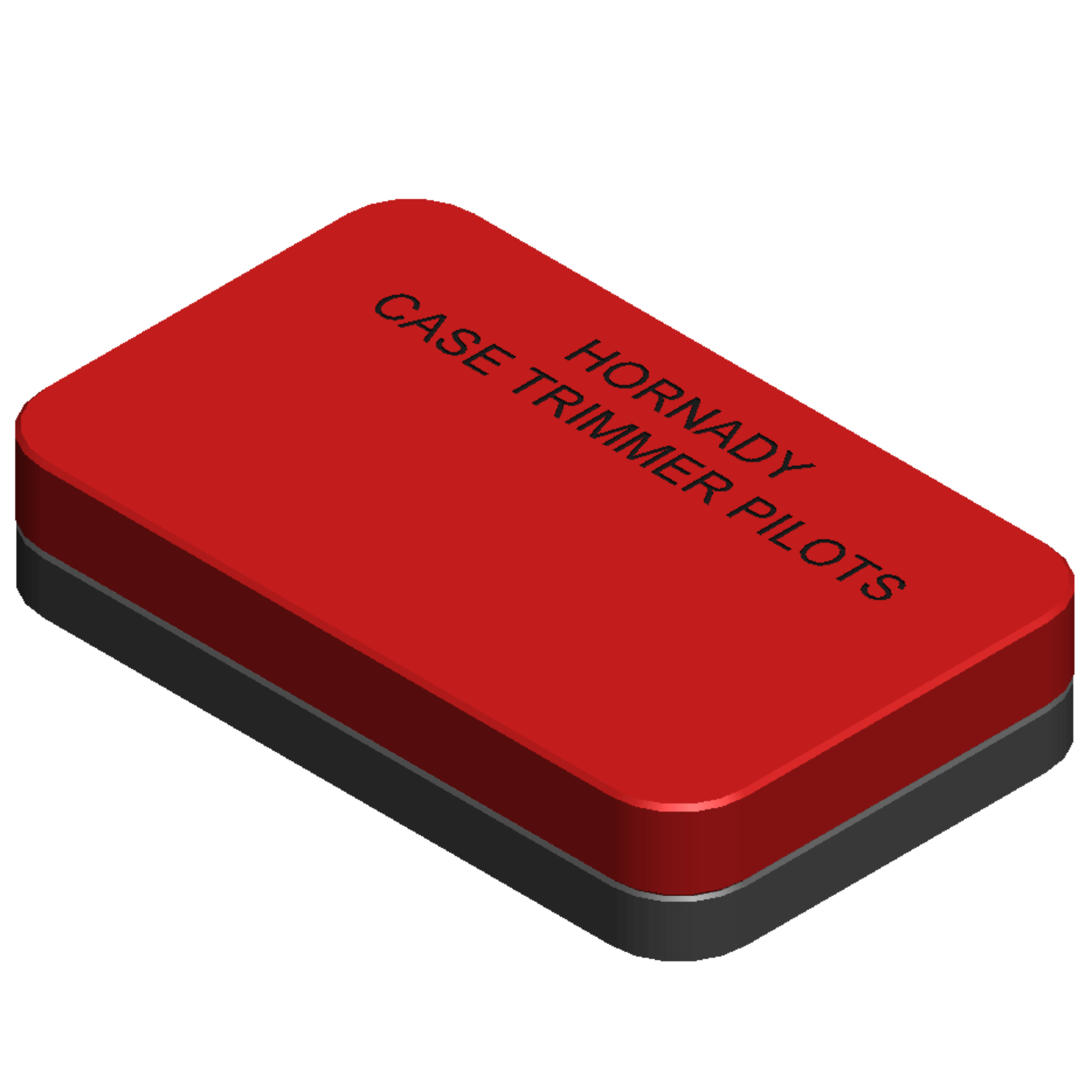 Hornady Pilot Trimmer Case Red and Black
