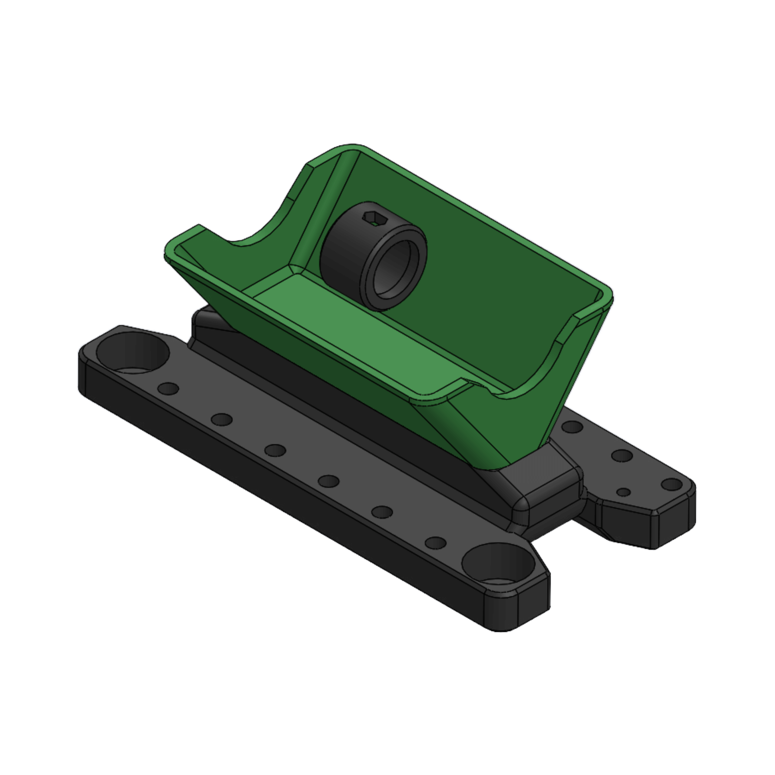 RCBS Collet Style Brass Trimmer Catcher Green and Black