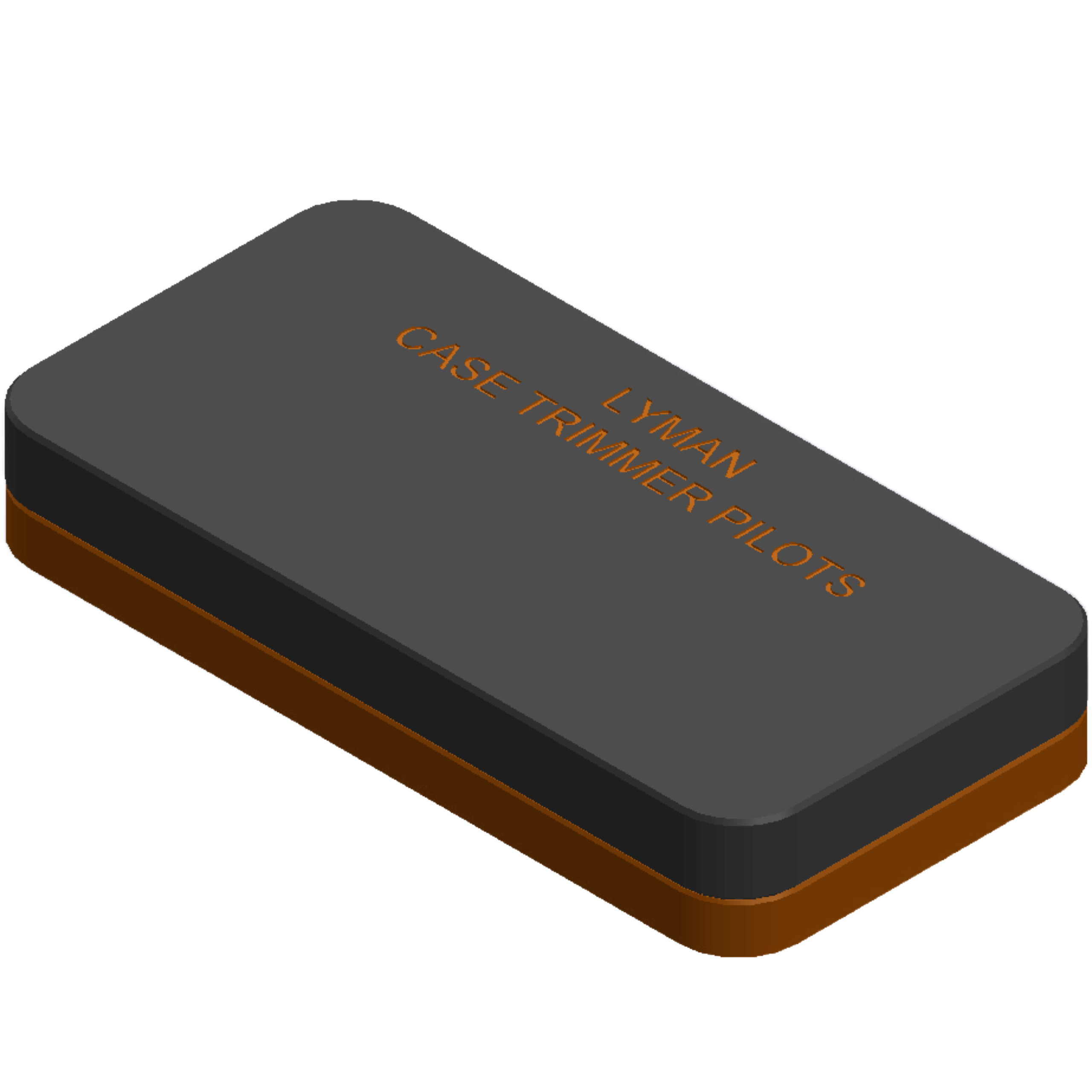 LYMAN Case Trimmer Pilots Holder features a magnetic lid and rubber feet, perfect for organizing gun case trimmer pilots.
