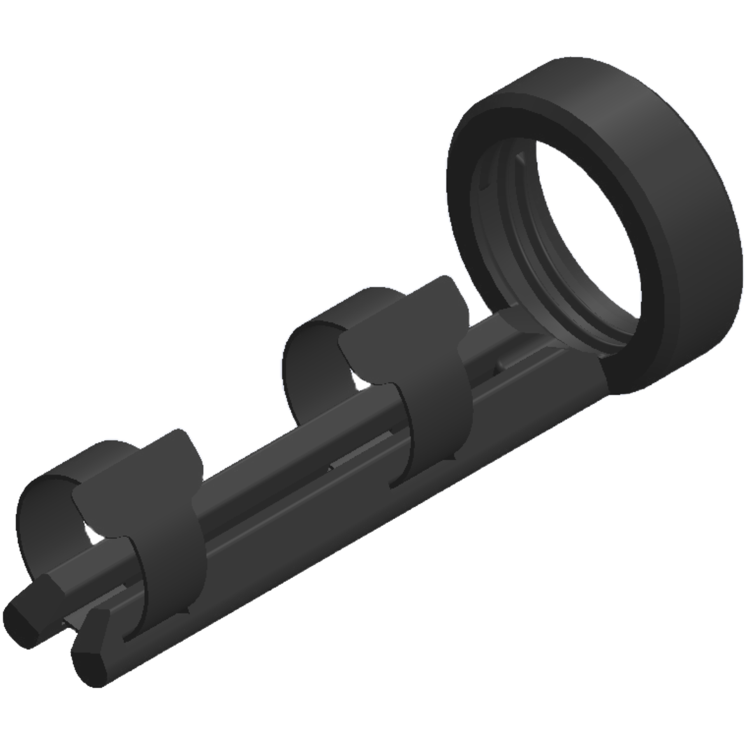 Long gun patch catcher