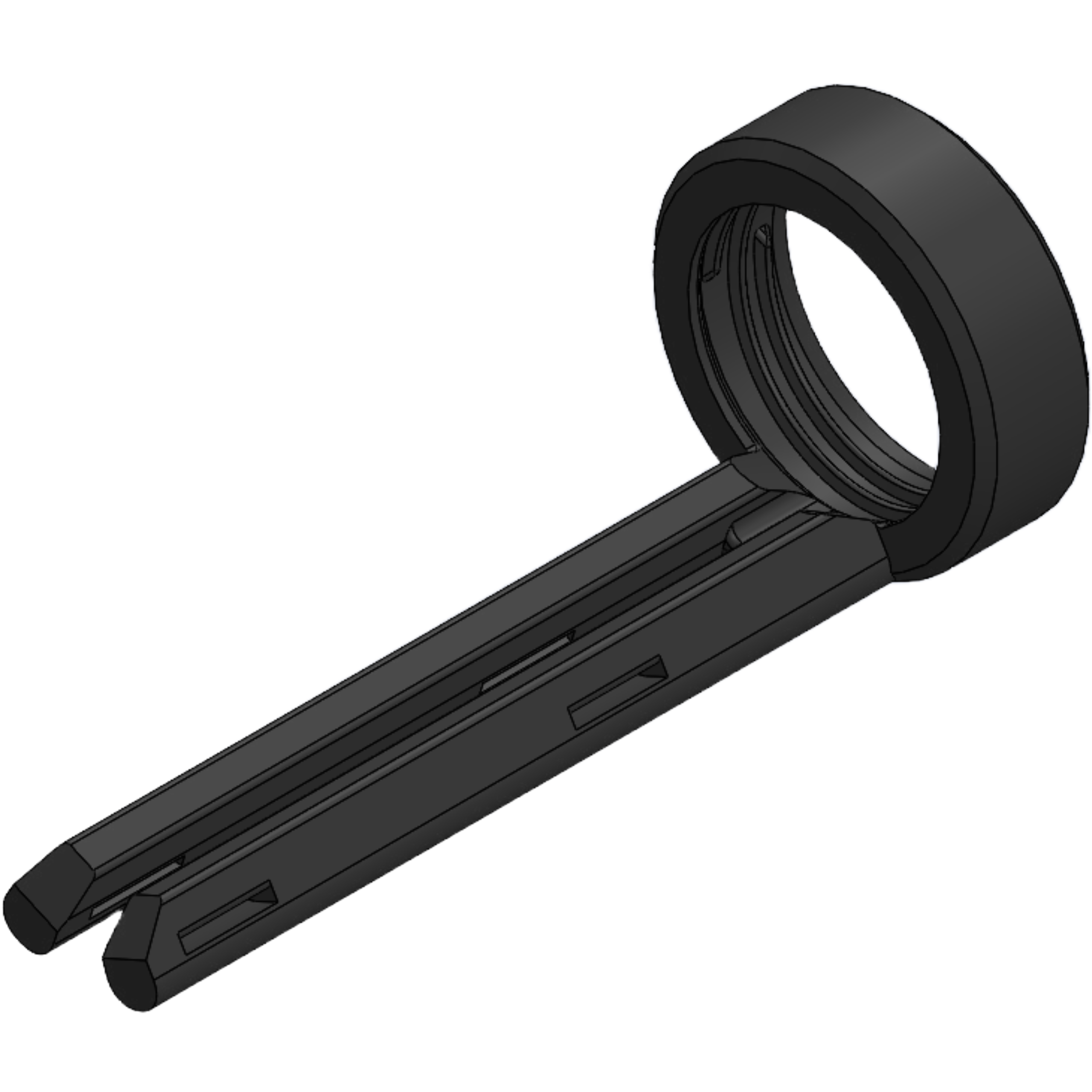 Long gun patch catcher