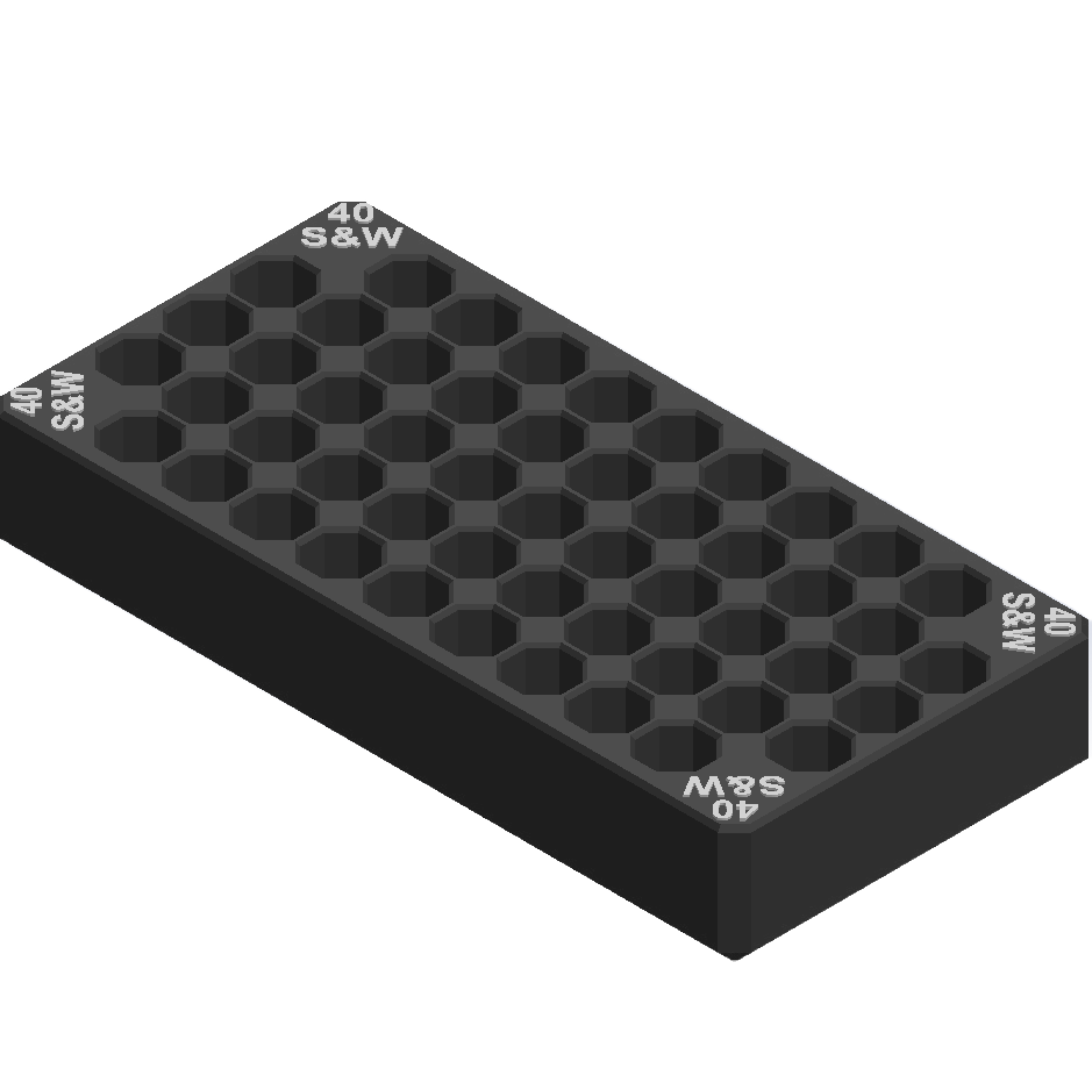 Dewalt Tough System Case ammo insert 40 SW