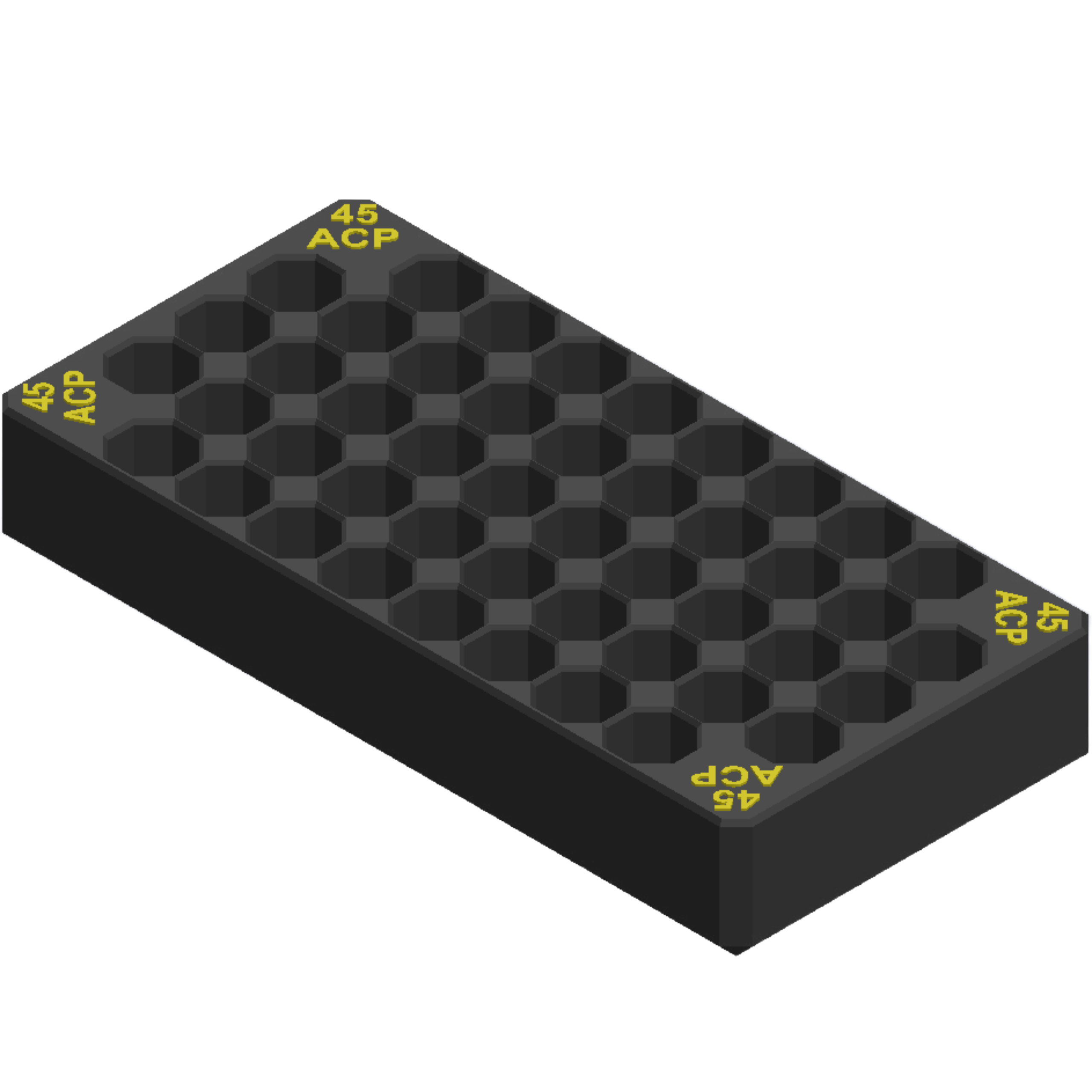 Dewalt Tough System Case ammo insert 45 ACP
