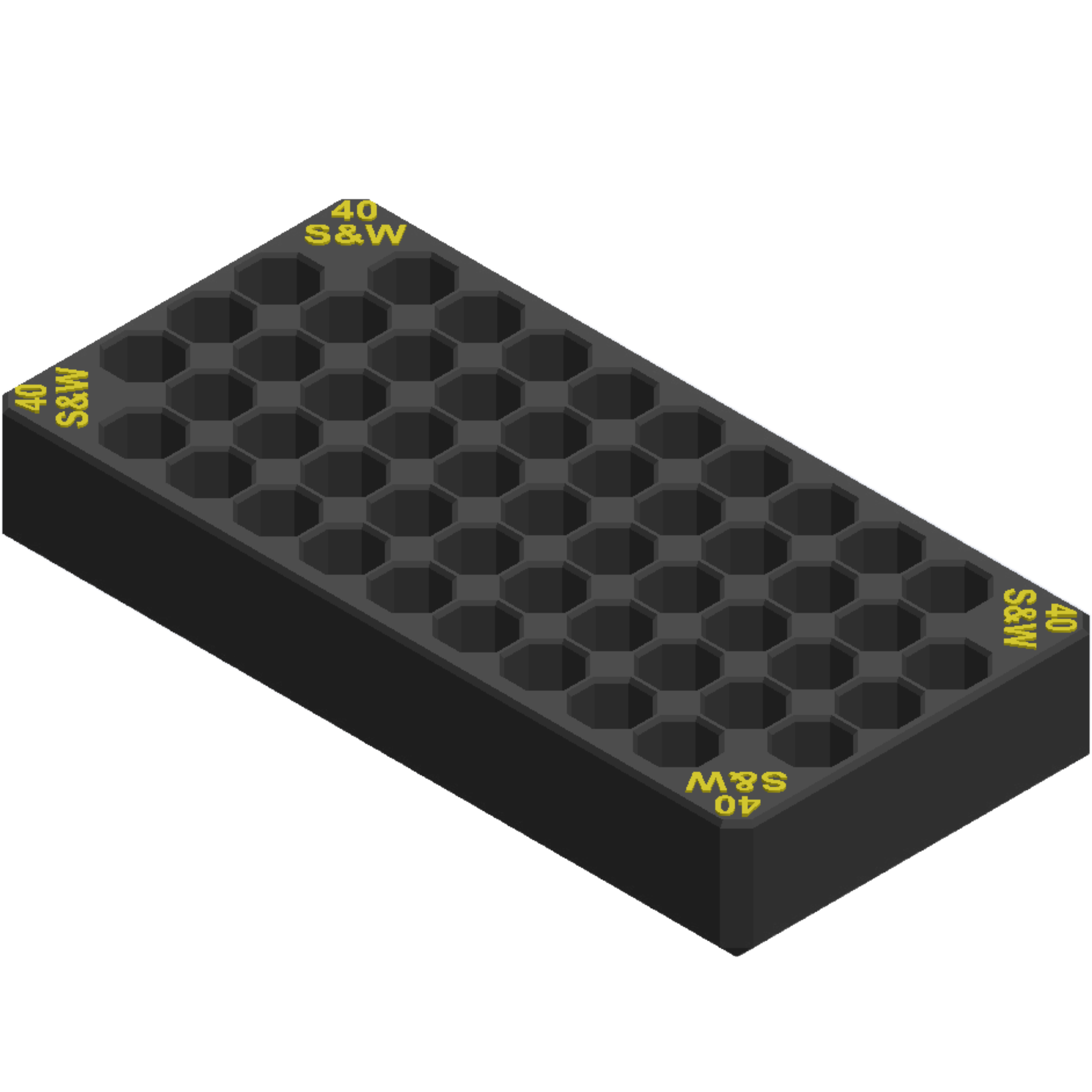 Dewalt Tough System Case ammo insert 40 SW