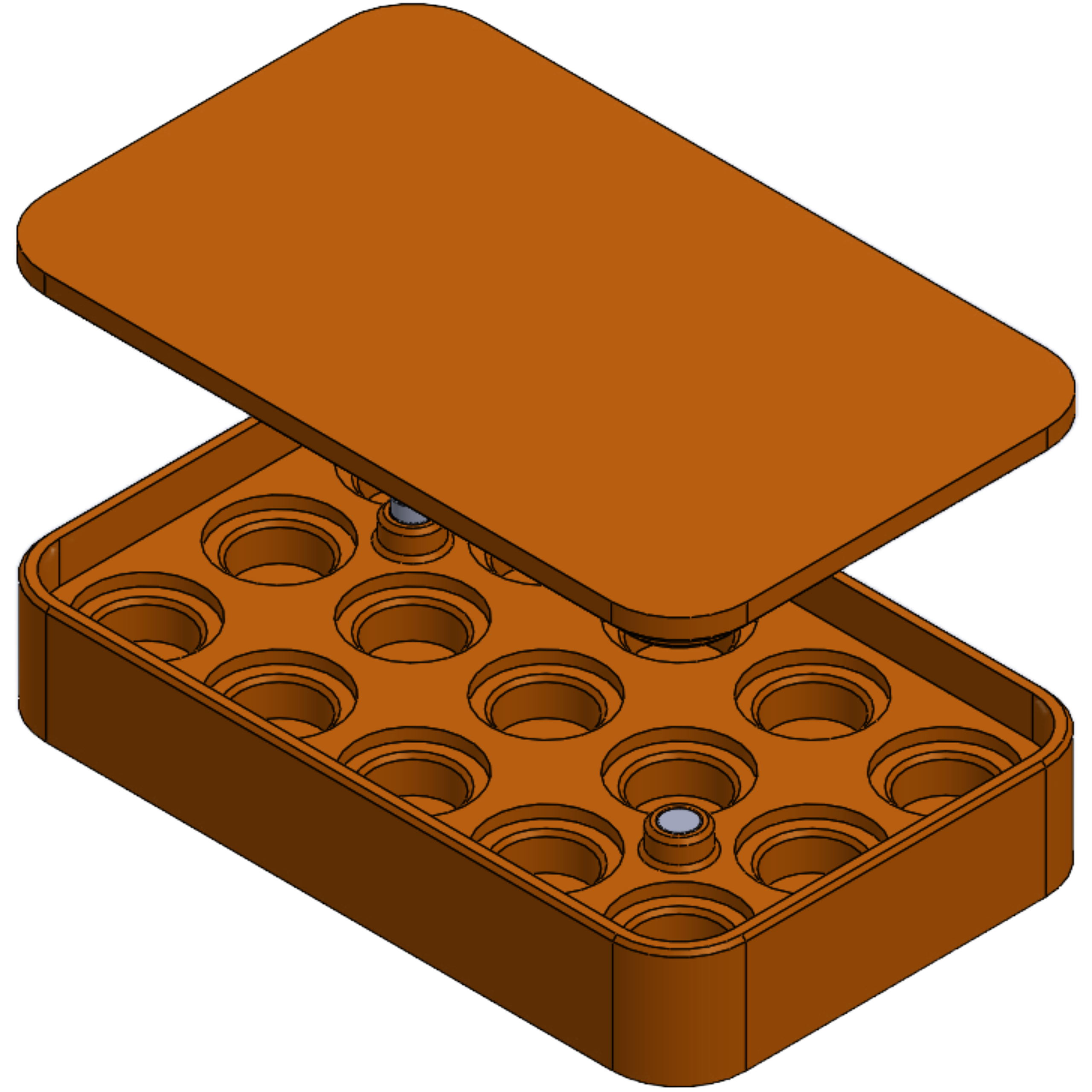Lyman Shell Holder Case Orange