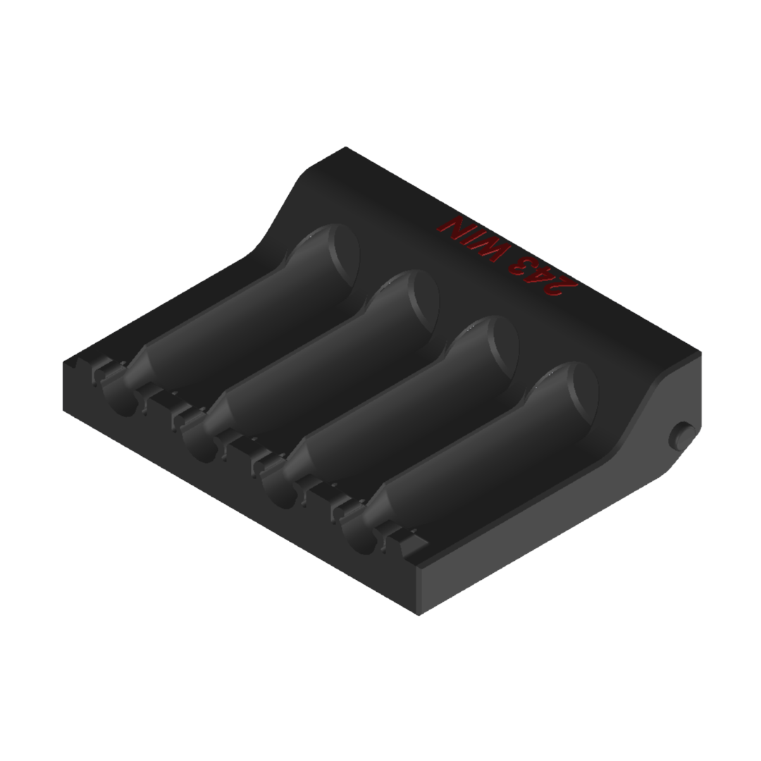 MILWAUKEE SHOCKWAVE 243 WIN AMMO INSERT