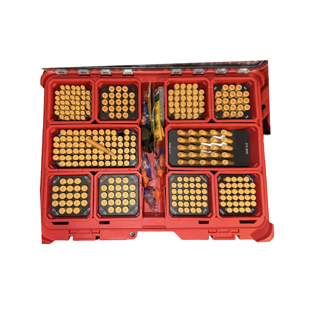 Milwaukee Packout ammo inserts.