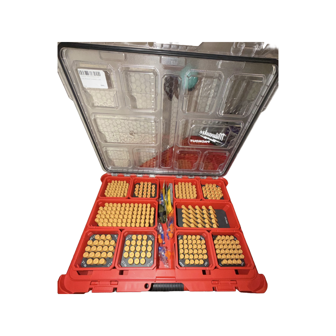 Milwaukee Packout ammo inserts.