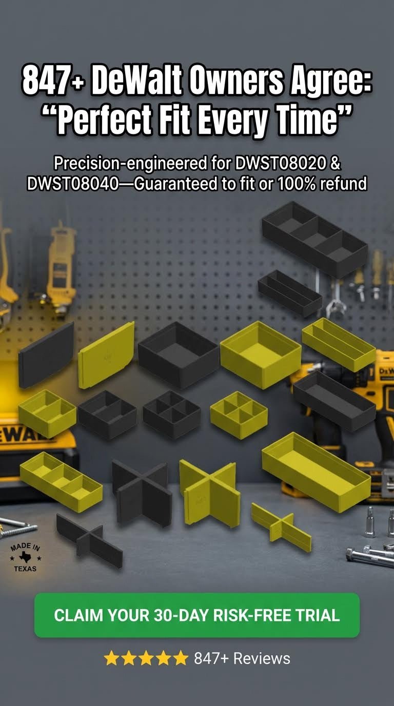 DeWalt Tough System 2.0 Divider Inserts. - WM Prints LLC