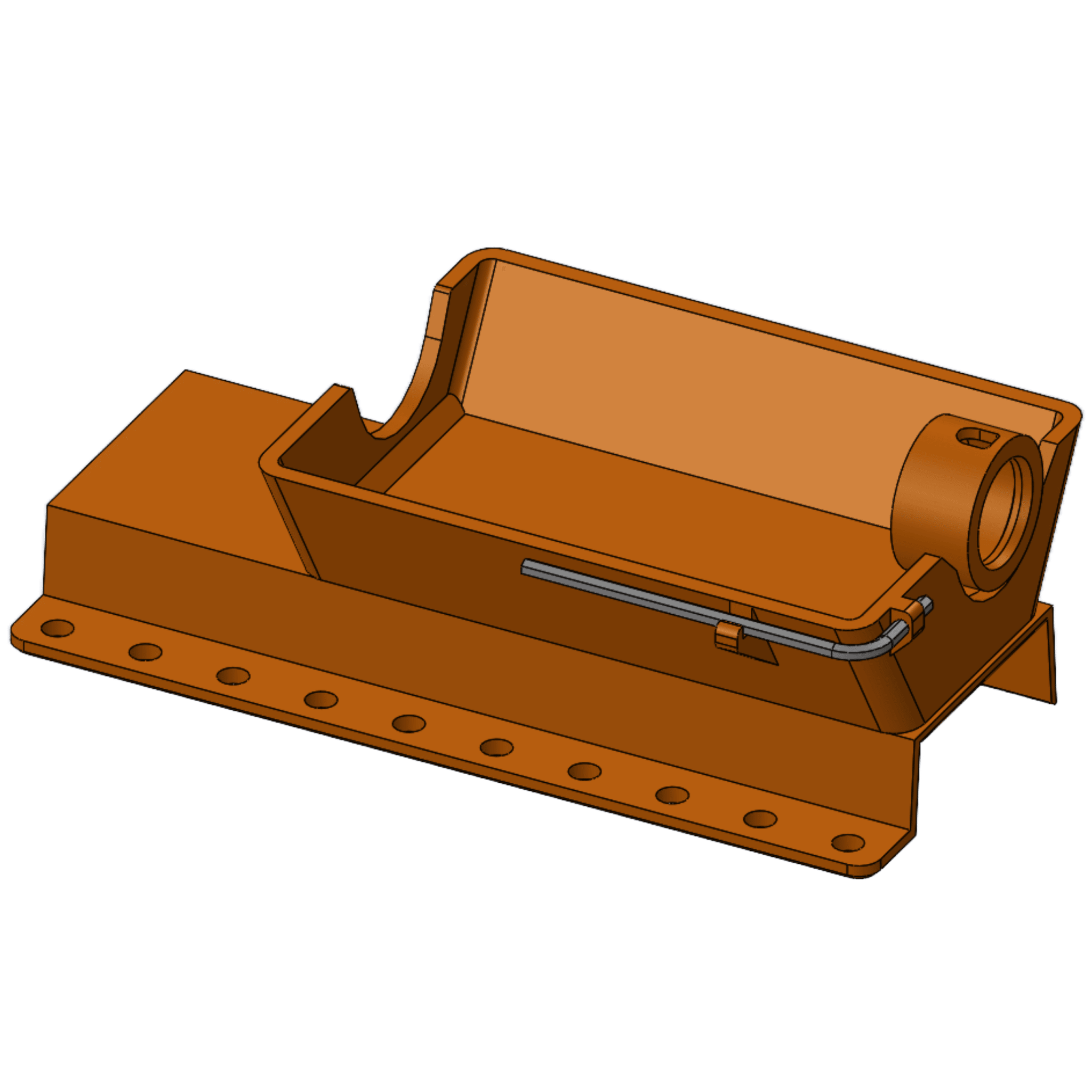 Lyman style brass case trimming catcher. - WM Prints LLC