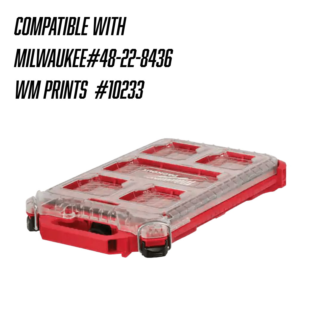 Made for Milwaukee Packouts Beretta 92 mags inserts. - WM Prints LLC