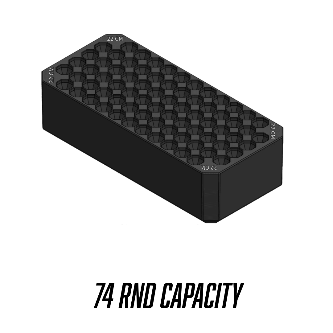Made for Milwaukee Packouts Compact Ammo inserts. - WM Prints LLC