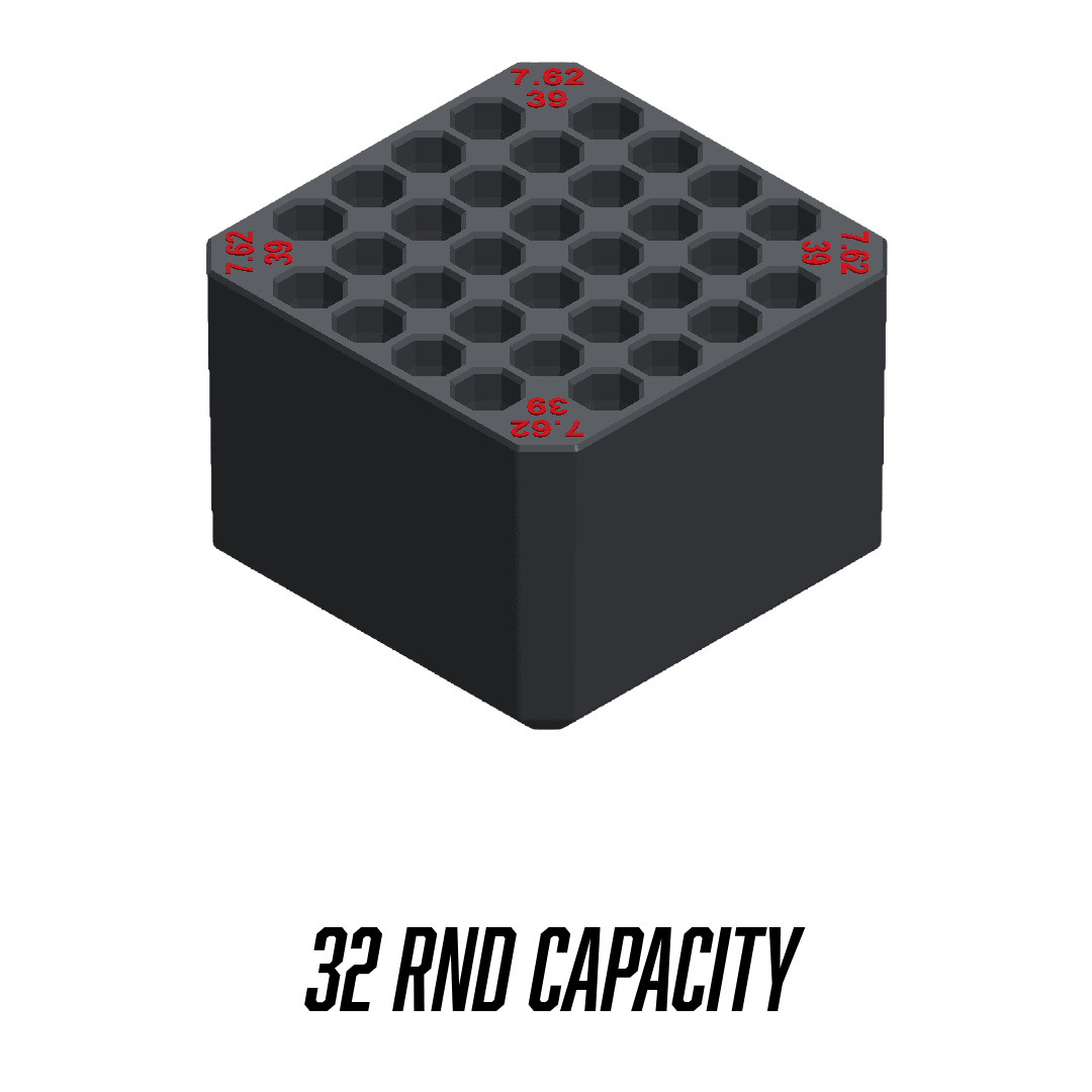 Made for Milwaukee Packouts Compact Ammo inserts. - WM Prints LLC