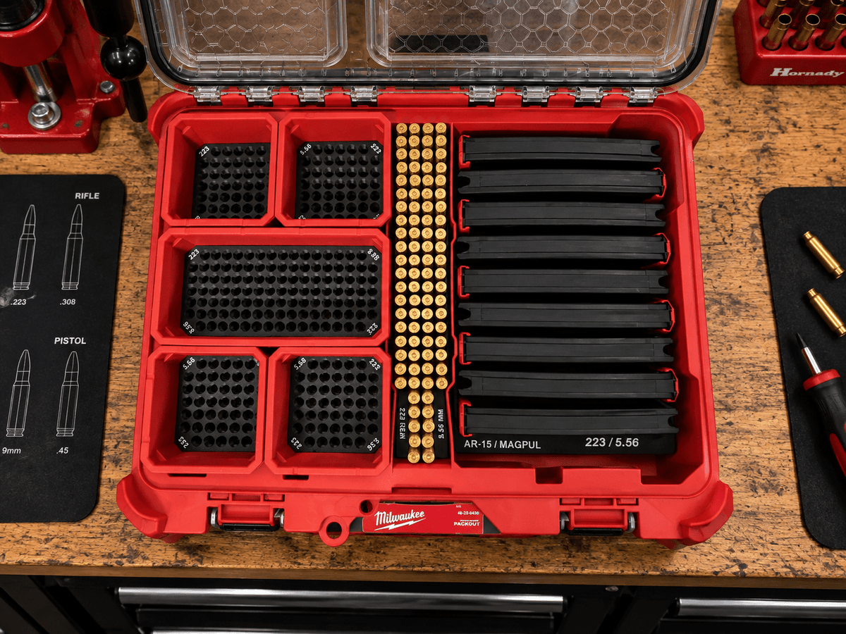 Made for Milwaukee Packouts Magpul Magazine Insert for large packout. - WM Prints LLC