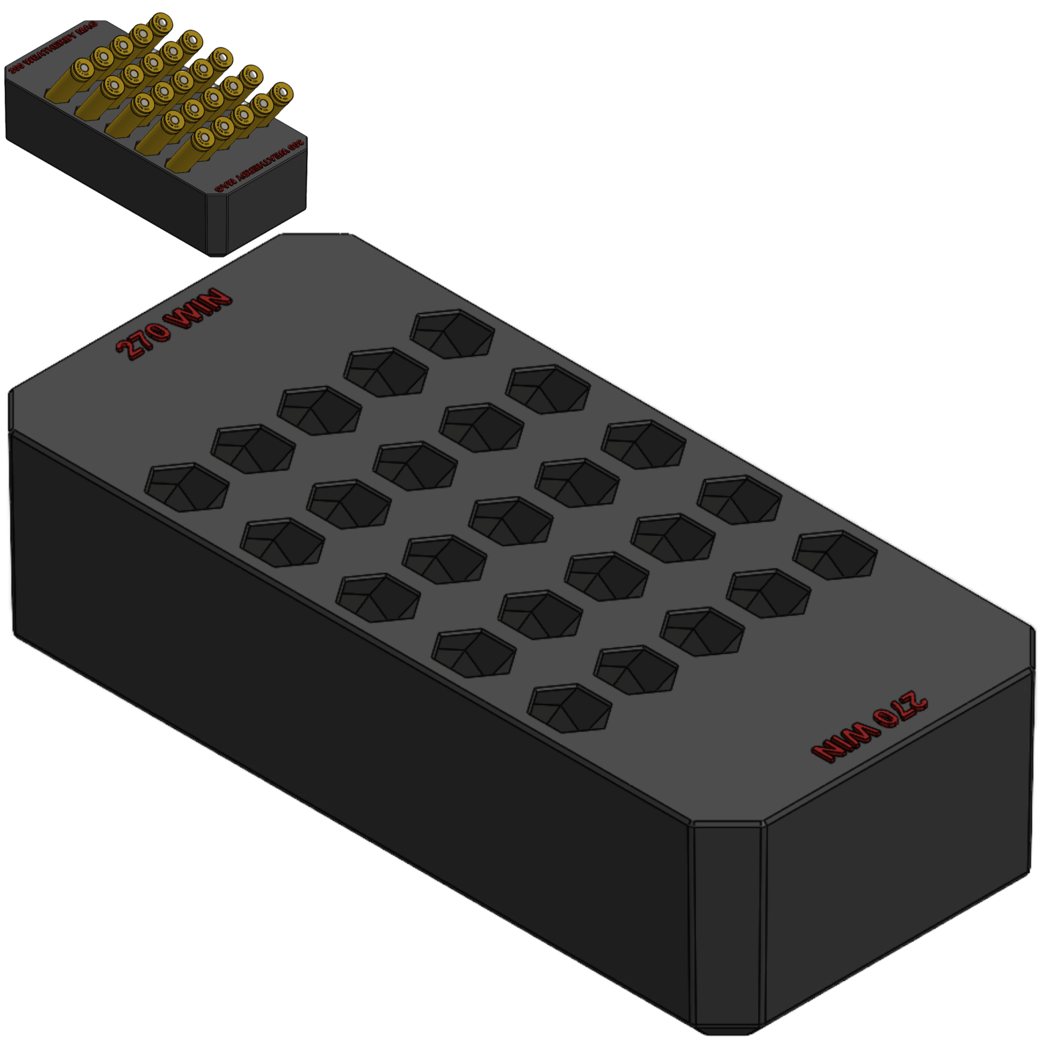Milwaukee Packout Compact ammo inserts. - WM Prints LLC