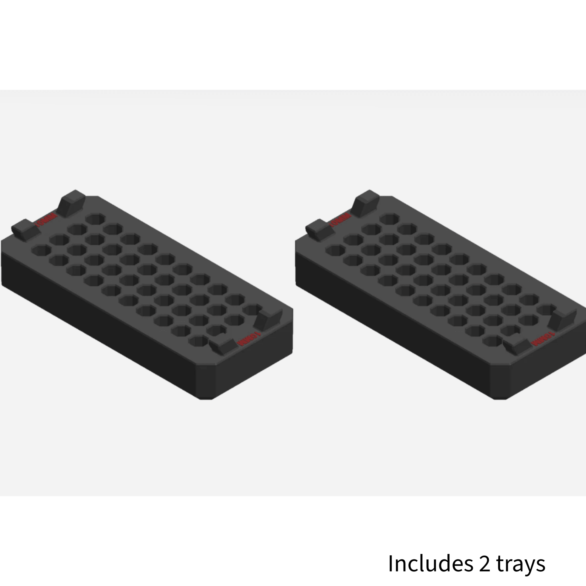 Milwaukee Packout compatible Ammo Inserts double stack. - WM Prints LLC