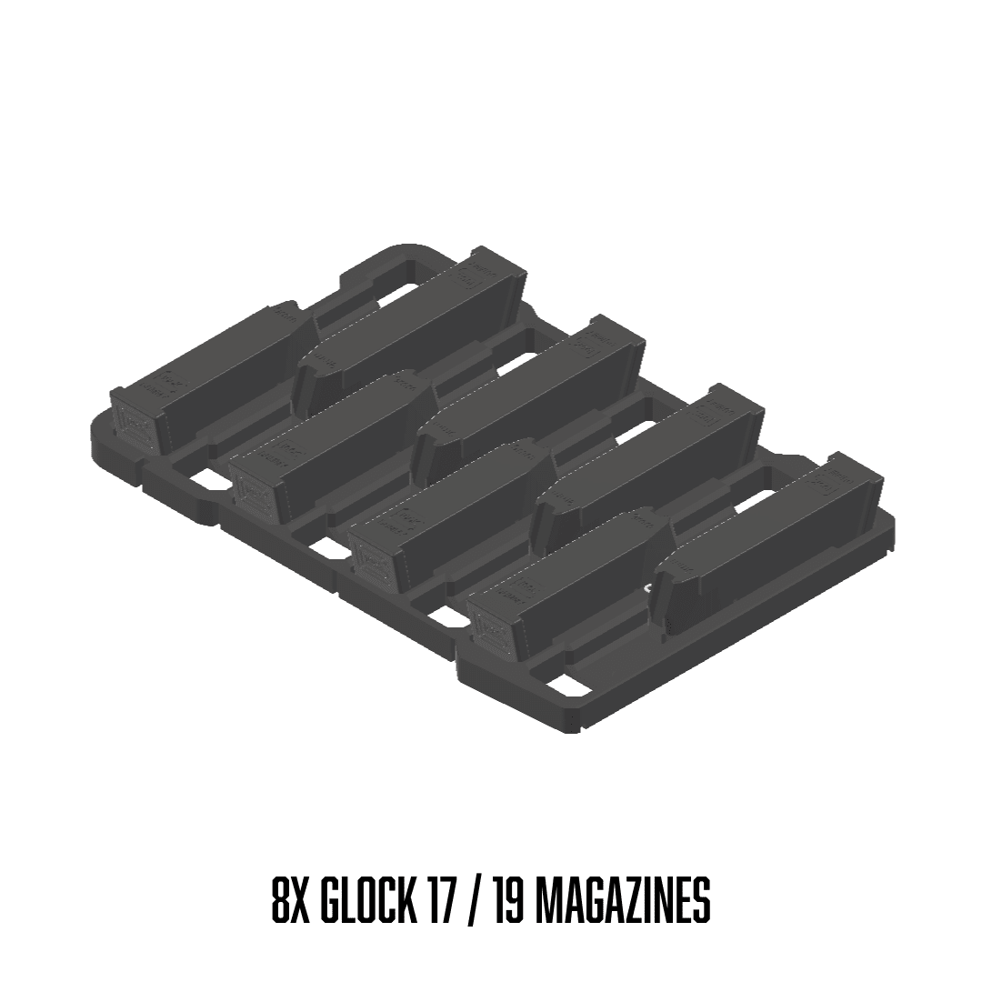 Milwaukee Packout Glock Magazine Inserts. - WM Prints LLC