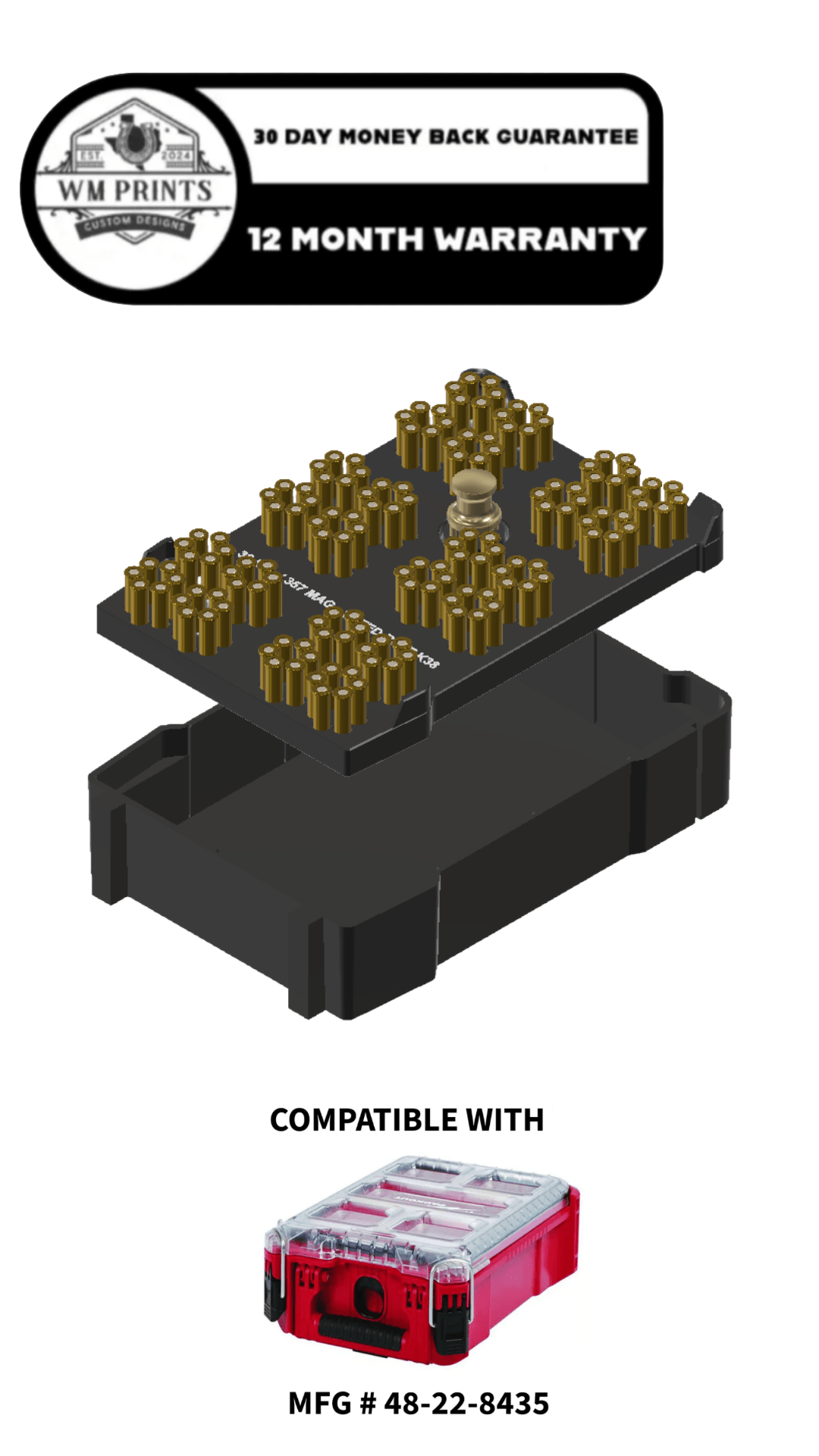 Milwaukee PACKOUT speed loader inserts - WM Prints LLC