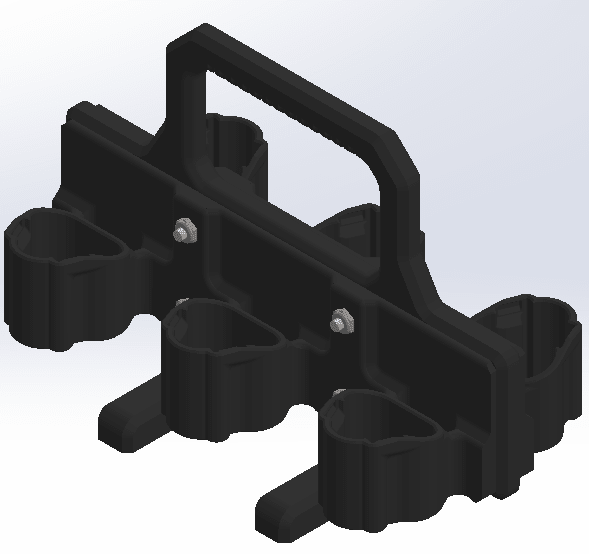 Milwaukee type battery carrier - WM Prints LLC