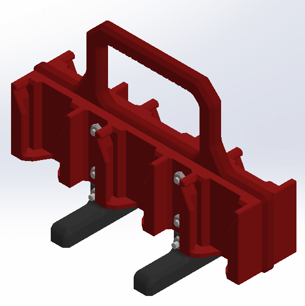 Milwaukee type battery carrier - WM Prints LLC