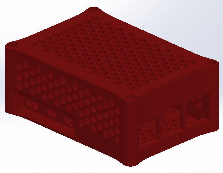 Raspberry PI 5 CaseRED