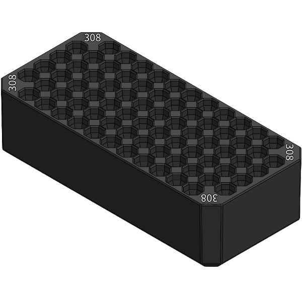 Milwaukee Packout ammo insertsLARGE TRAY 308 WHITE