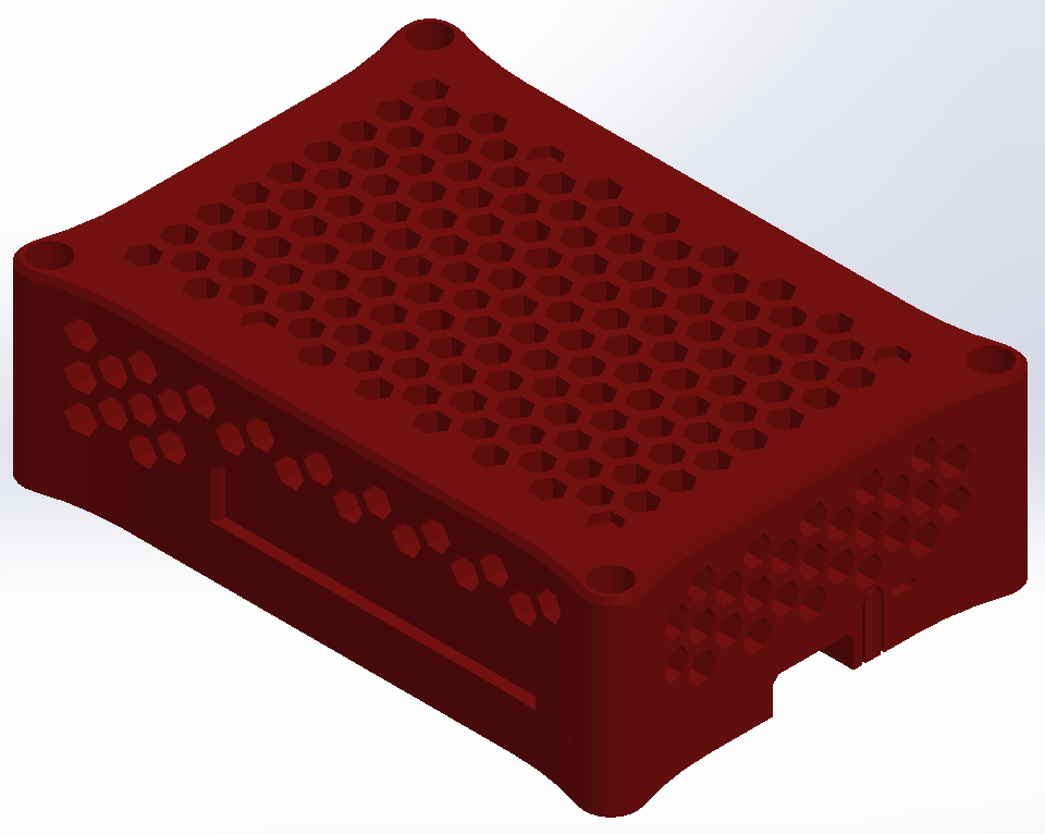 Raspberry PI 5 CaseRED