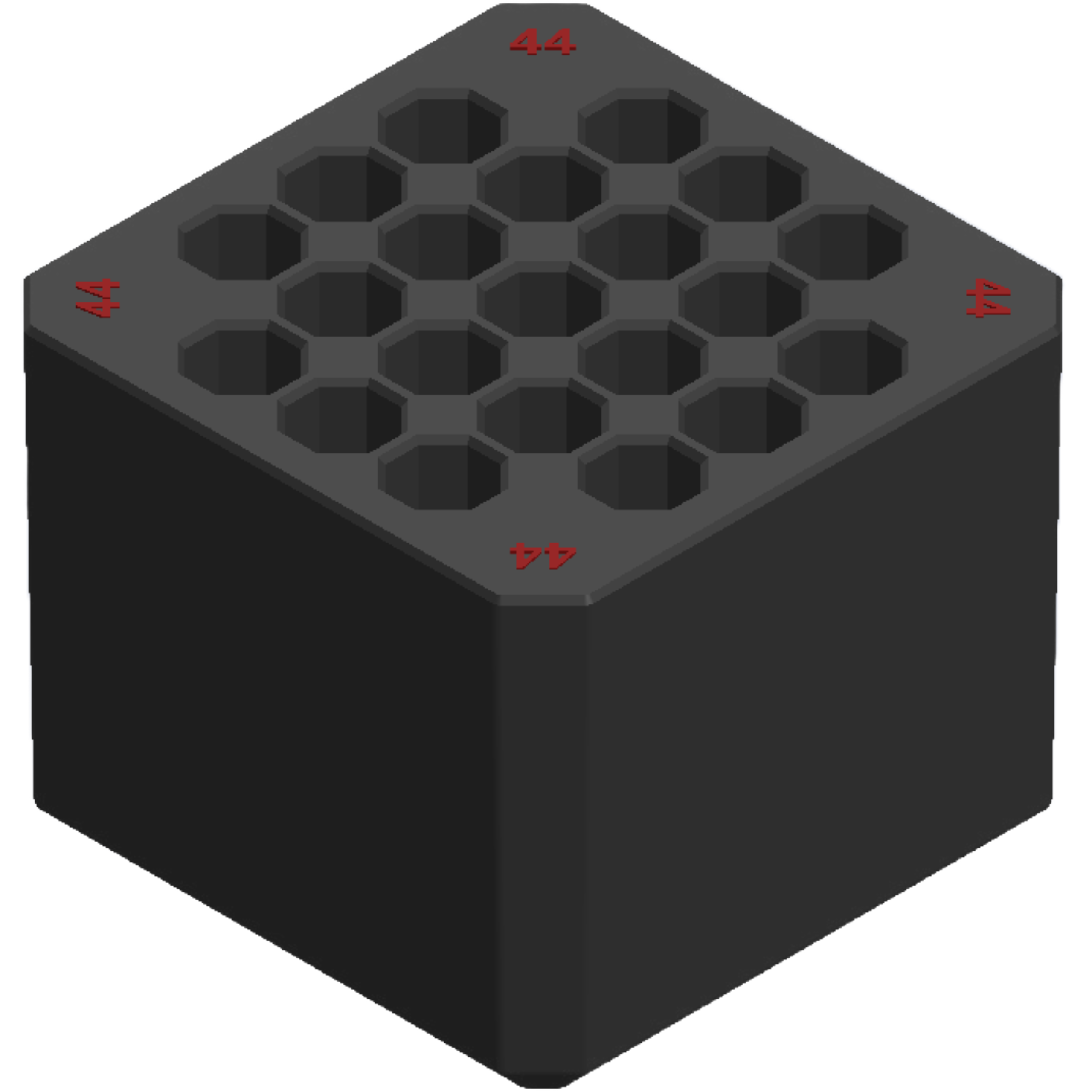 Milwaukee Packout Ammo Insert SMALL TRAY 44 MAG RED