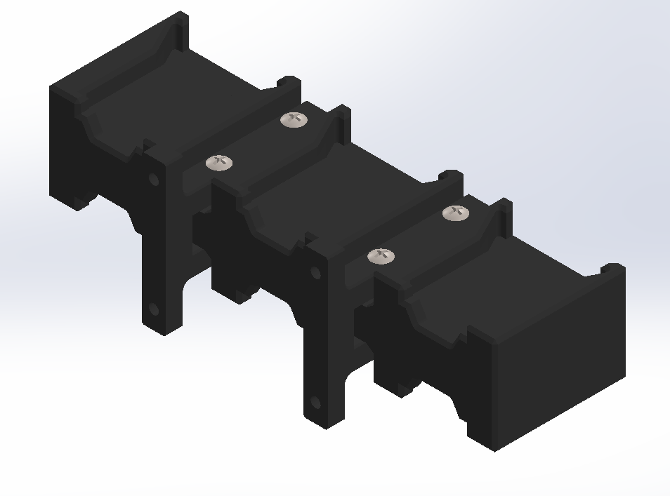 Milwaukee Battery Holder or mount m18X6 Black