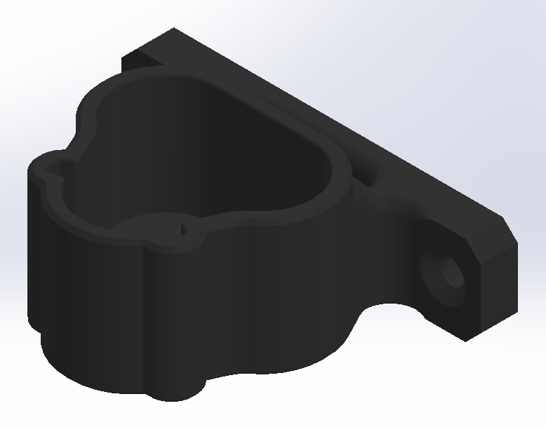 Milwaukee Battery Holder or mount SINLGE BLACK 3 PACK