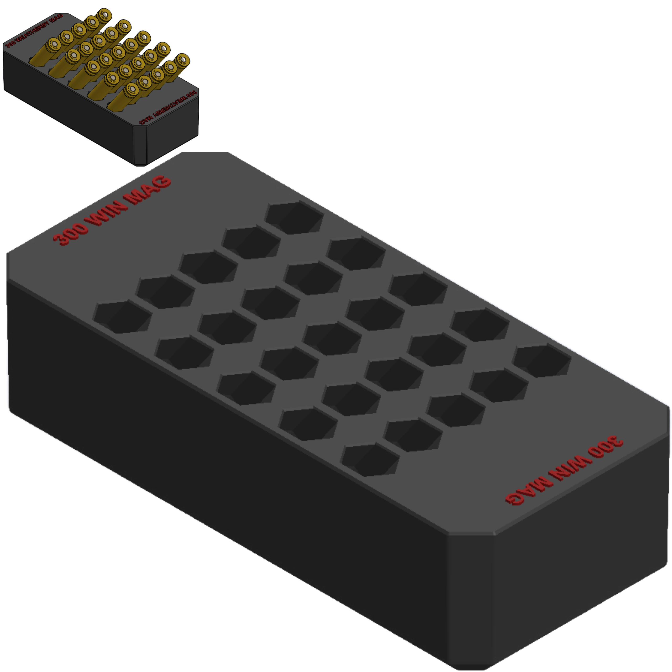 Milwaukee Packout Ammo Insert 300 WIN MAG