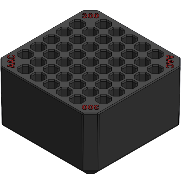 Milwaukee Packout ammo insertsSMALL 300 ACC RED