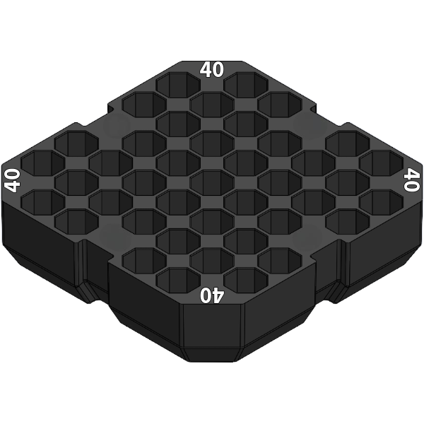 Milwaukee Packout ammo insertsSMALL TRAY 40 WHITE