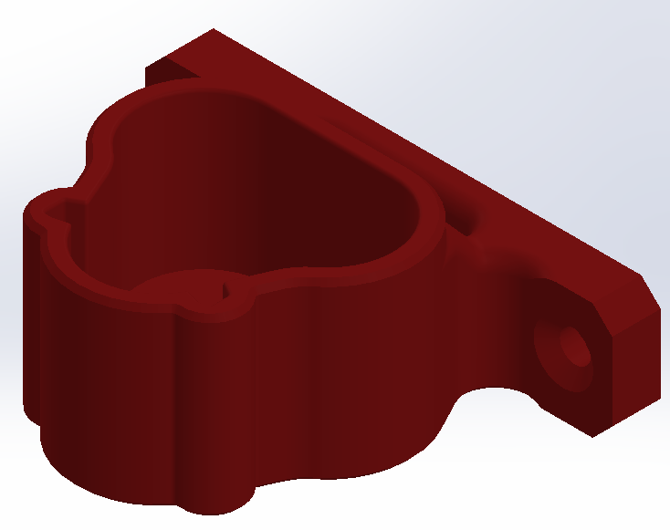 Milwaukee Battery Holder or mount SINGLE RED 3 PACK