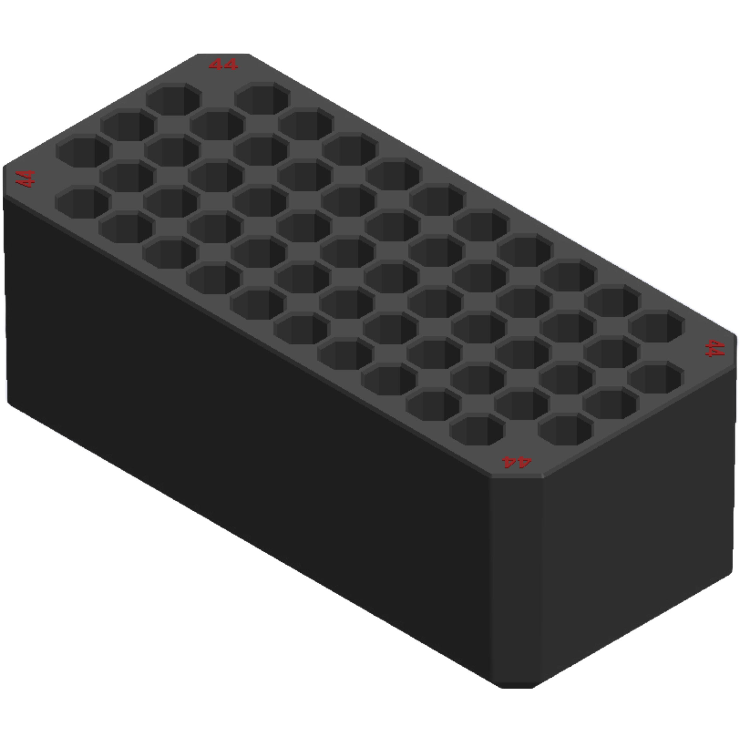 Milwaukee Packout Ammo Insert LARGE TRAY 44 MAG RED