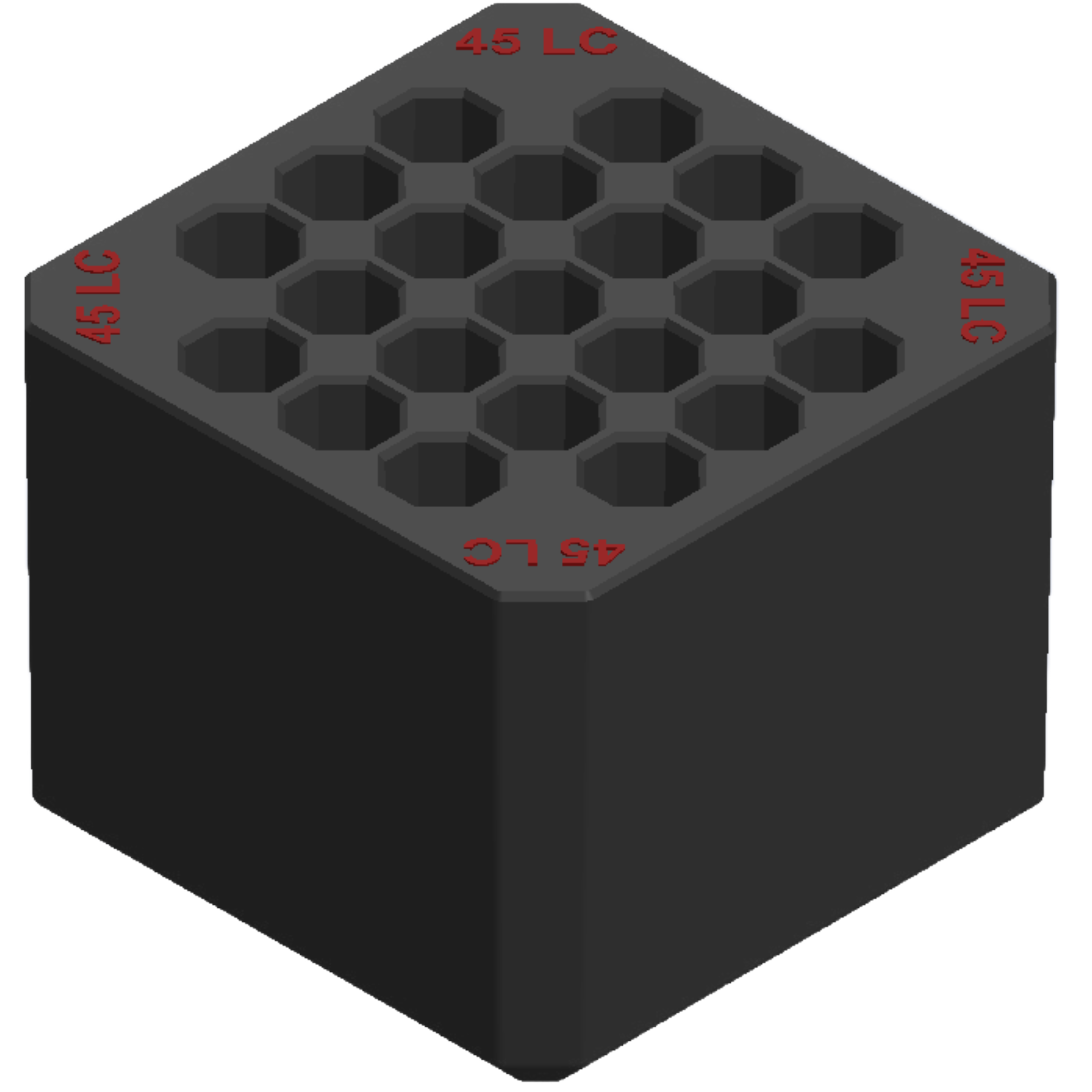 Milwaukee Packout Ammo Insert SMALL TRAY 45 LC RED