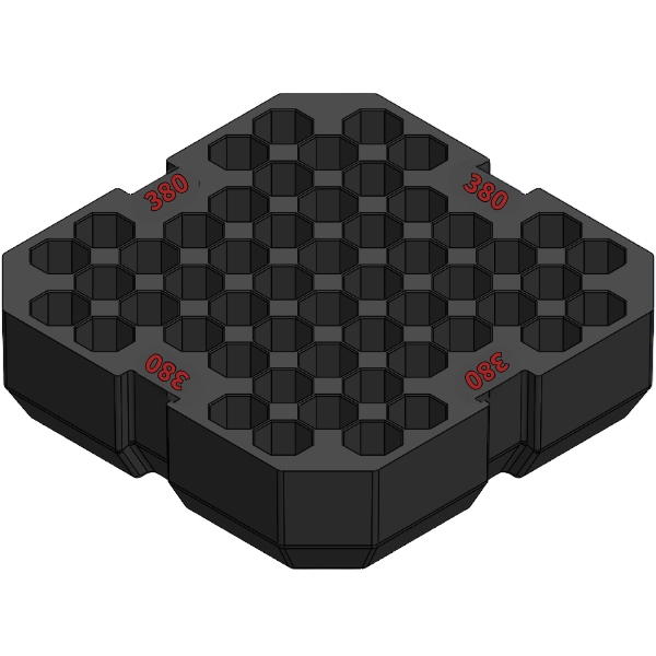 Milwaukee Packout ammo insertsSMALL TRAY 380 RED