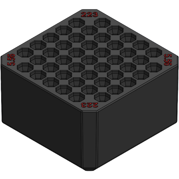 Milwaukee Packout ammo insertsSMALL TRAY 223/5.56 RED