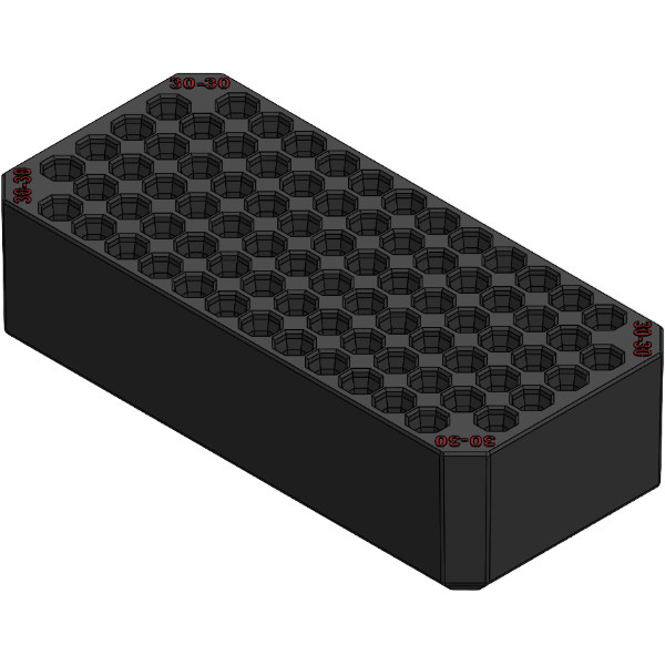 LARGE TRAY 30-30 RED