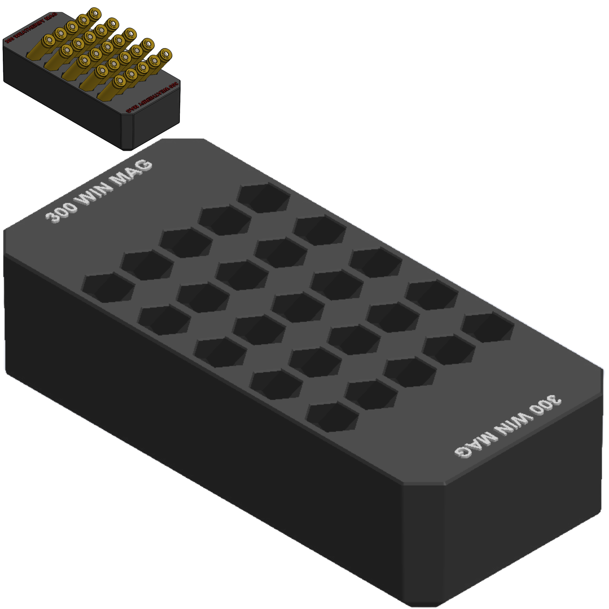 Milwaukee Packout Ammo Insert 300 WIN MAG