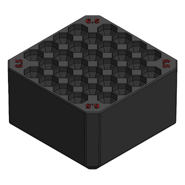 Milwaukee Packout ammo insertsSMALL TRAY 6.5 RED