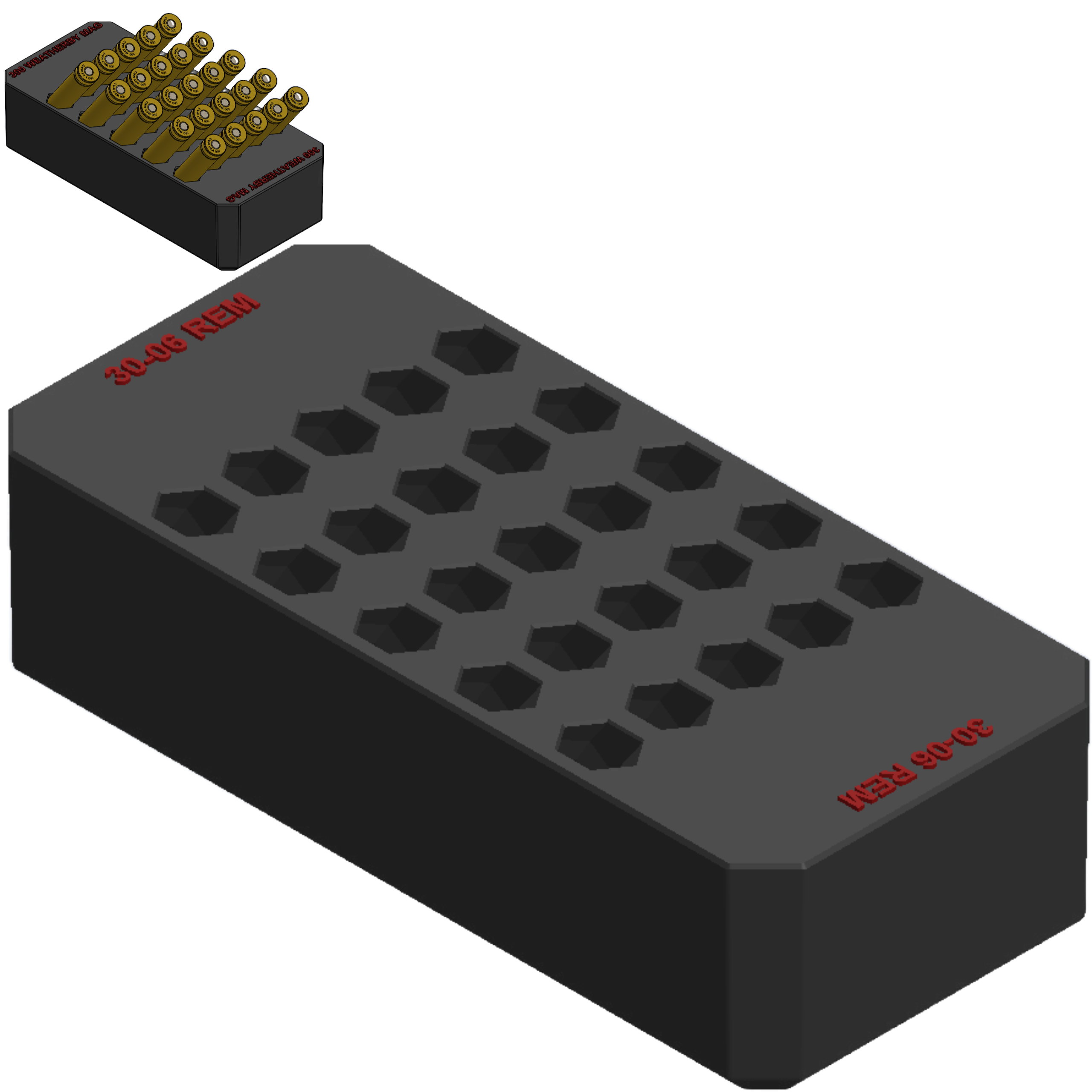 Milwaukee Packout Ammo Insert 30-06