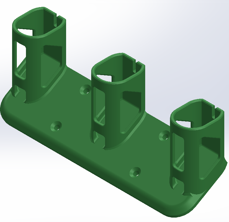 Ryobi battery TRIPLE HOLDER GREEN