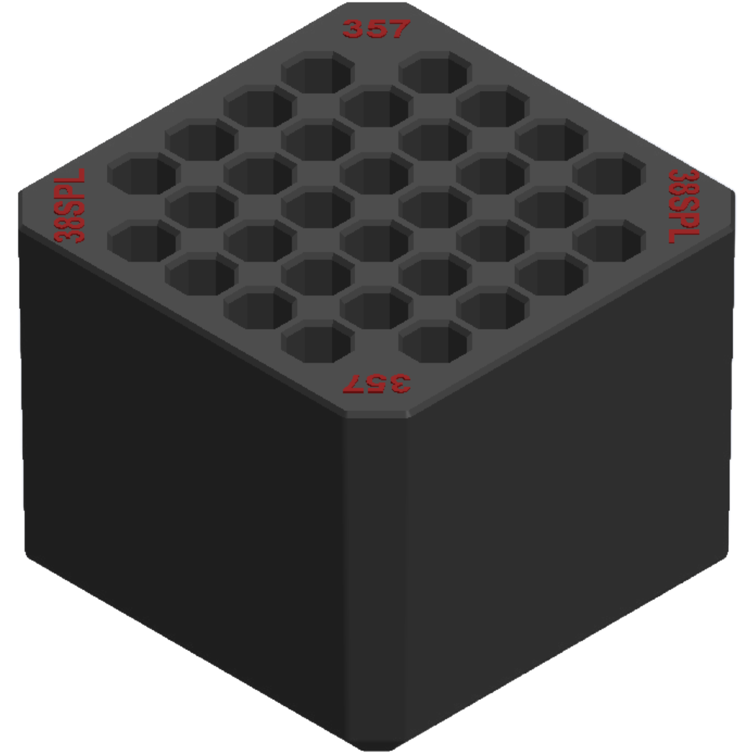 Milwaukee Packout Ammo Insert SMALL TRAY 357/38SP RED