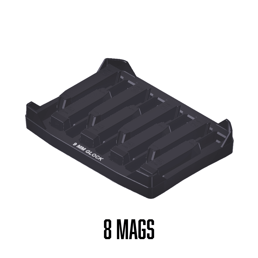 Pelican™ Vault V100 Pistol ammo double stack inserts - WM Prints LLC