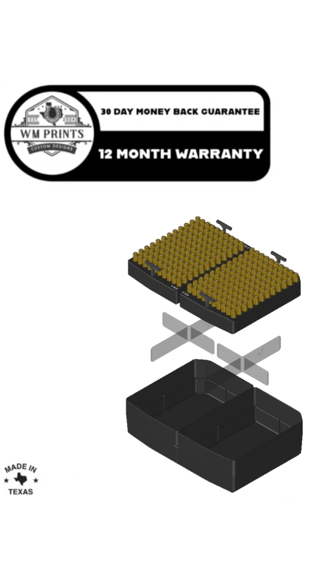Pelican™ Vault V100 Pistol range kits - WM Prints LLC