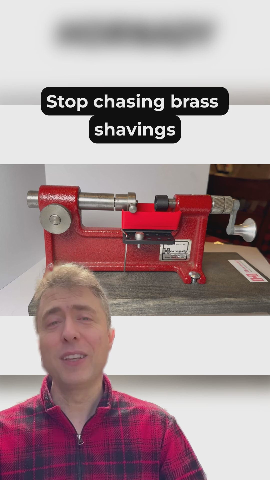 Hornady style brass case trimming catcher