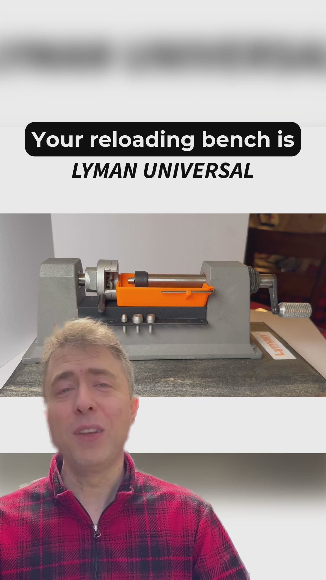 Lyman style brass case trimming catcher.