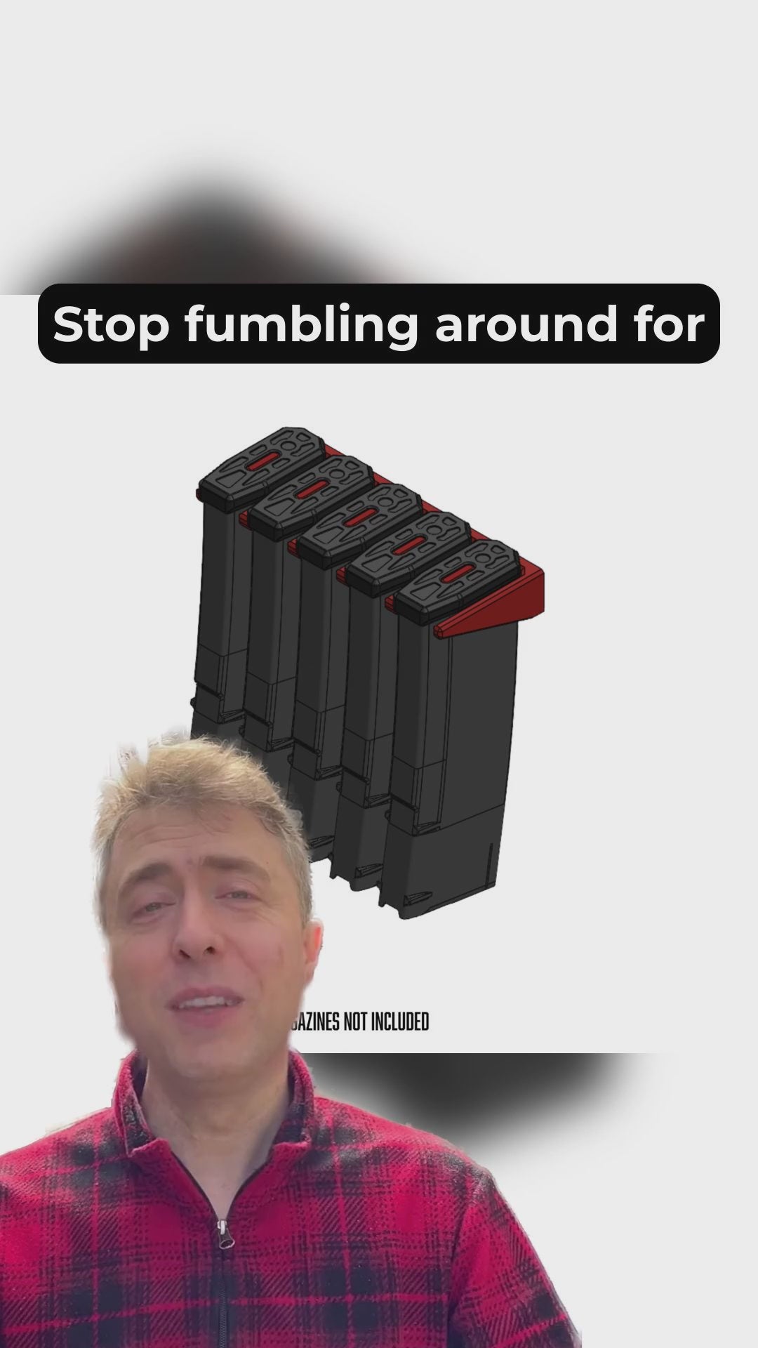 WALL RACK mount for 223/556 pmag gen2-3.